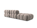 Canapea modulara 4 locuri cotiera stanga, Bellis-51, Micadoni Home, 282x94x70 cm, catifea, cappuccino