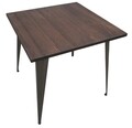 Masa Square Dining, Mauro Ferretti, 80x80x75 cm, fier