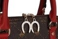 Geanta Beverly Hills Polo Club, 710, piele ecologica, maro/rosu