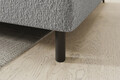 Coltar extensibil dreapta 3 locuri ELTAP, RT-04ROY, Barea, 208x160x100 cm, lemn/poliester, gri deschis