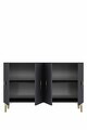 Consola, Hanah Home, Ayshe 120, 120x75x32 cm, Antracit / Aur