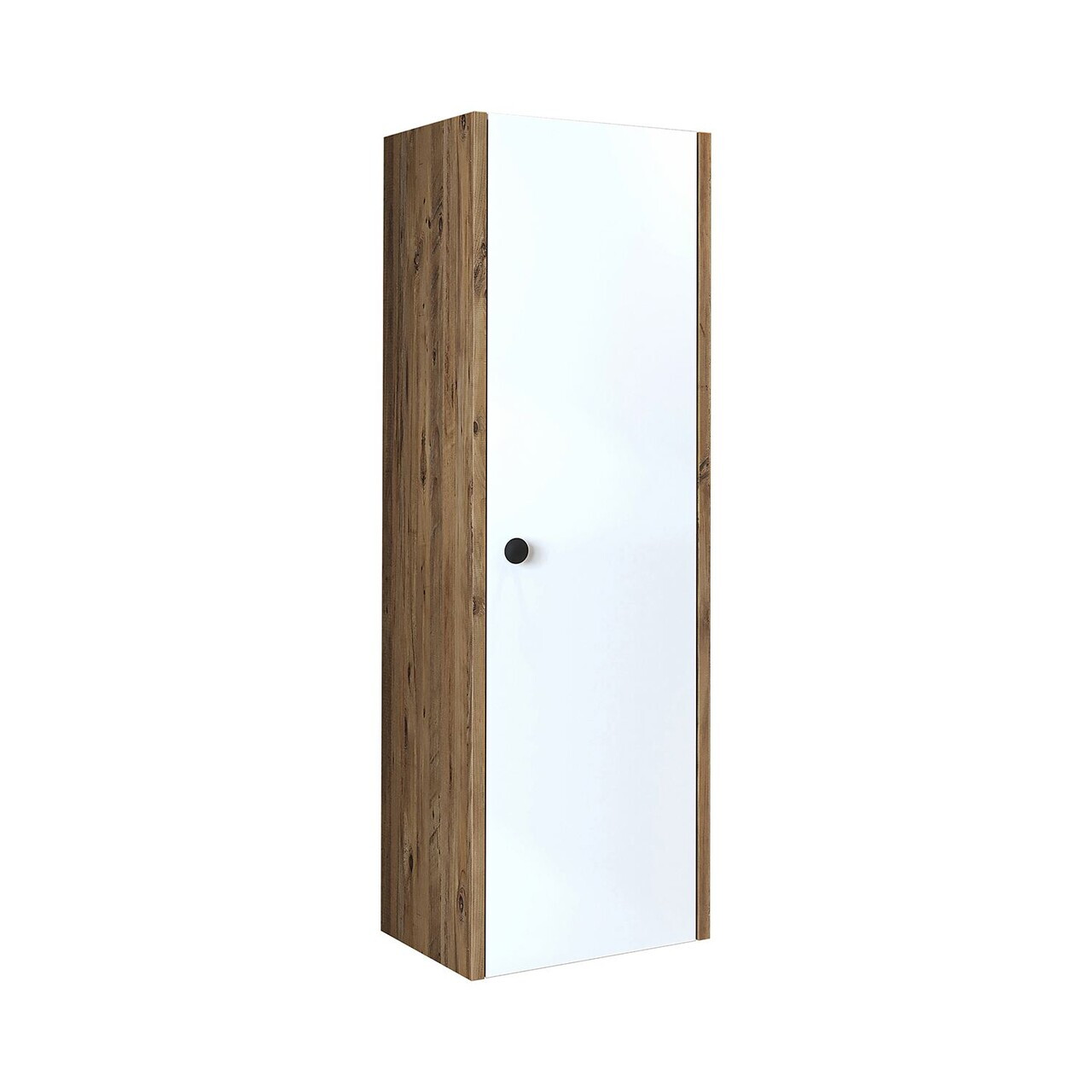Dulap de baie, Hanah Home, 2862, 35x110x30 cm, PAL MELAMINAT, Pin Atlantic / Alb — imaginea 5