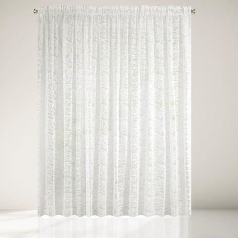 Perdea eurofirany, heather, 350x250 cm, poliester, crem