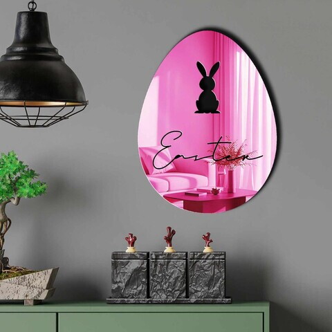 Oglinda decorativa, EAS006PINK, Baza din 100% EVA (Grosime: 10 mm), Roz