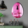 Oglinda decorativa, EAS006PINK, Baza din 100% EVA (Grosime: 10 mm), Roz