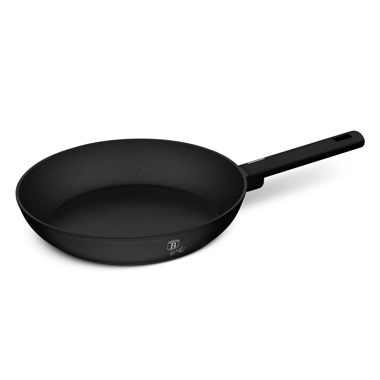 Tigaie Berlinger Haus, Matte Black, 28 cm, 2.4 L, aluminiu forjat, negru - imagine 3