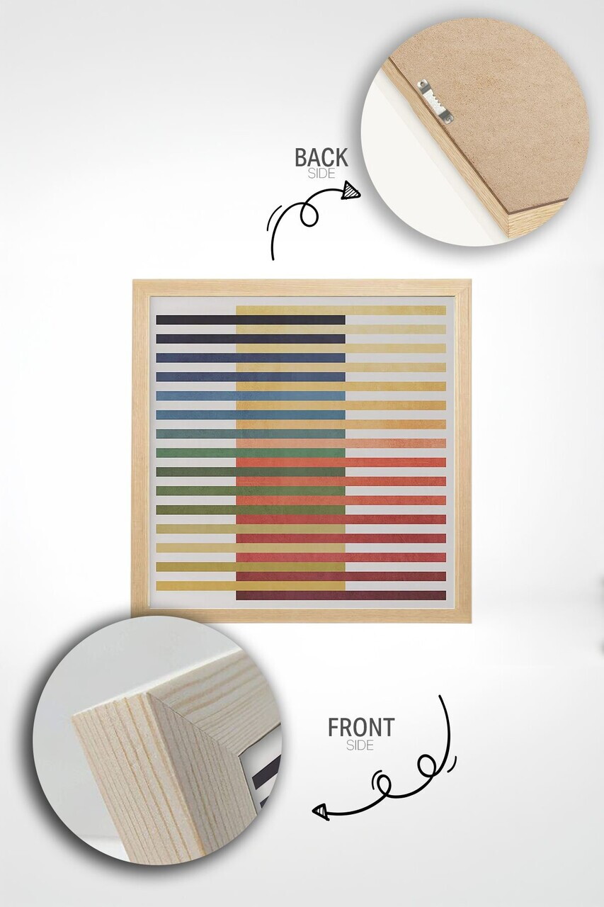 Tablou decorativ, Artkare6, Lemn masiv, MDF (Grosime: 5 mm), Multicolor - view 4