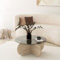 Masuta de cafea, Neostill, Bubble, Travertin / Fumure