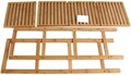 Etajera de baie / bucatarie, Vasagle, 33x33x96 cm, bambus, natural