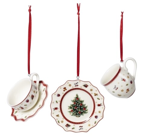 Set 3 globuri, Villeroy & Boch, Toy\'s Delight Decoration Tableware, 6.3 cm, portelan premium