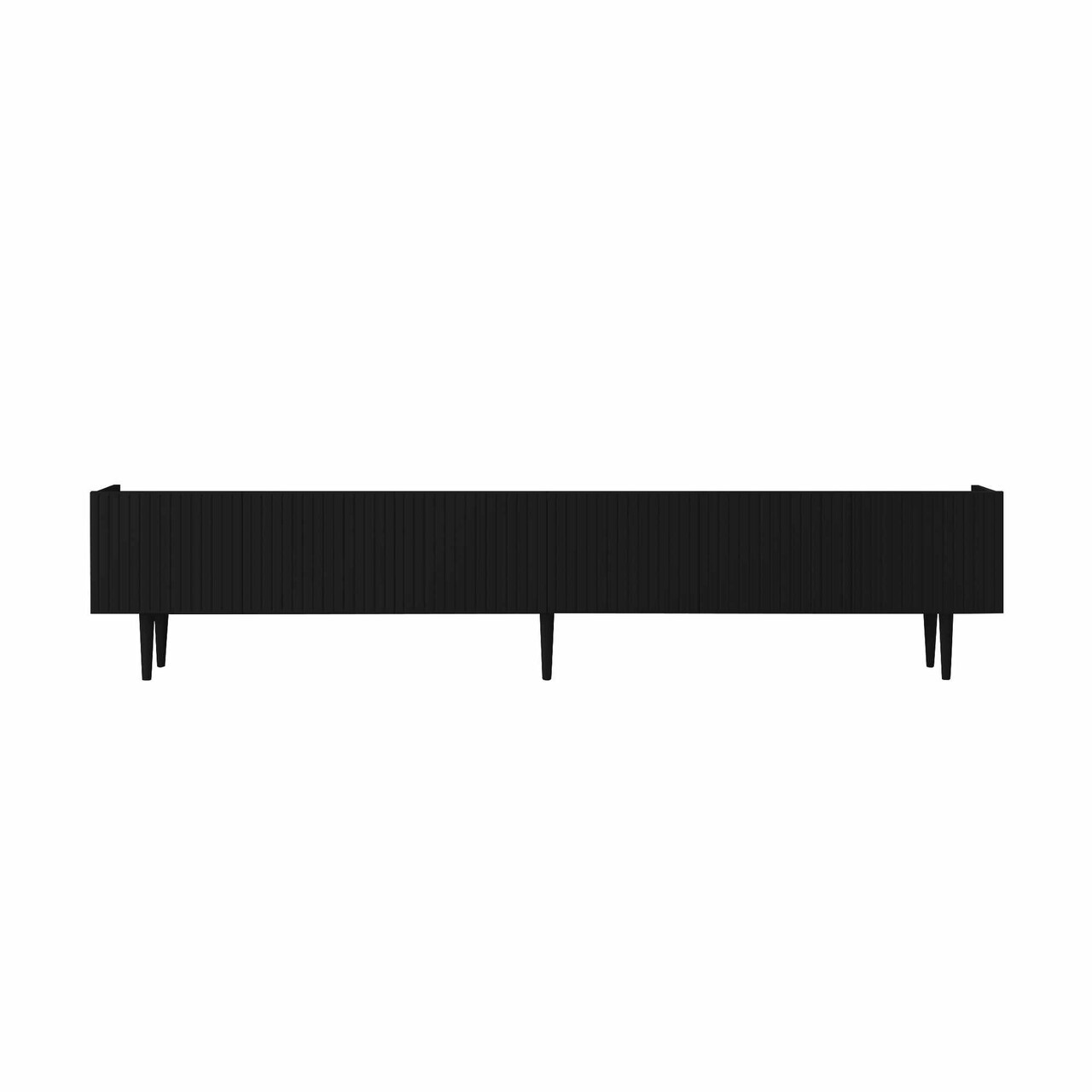 Comoda TV, Hanah Home, Capella 240, 240x50x29 cm, MDF, Negru - view 4