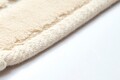 Set covorase de baie 2 piese, Alanur Home, Cottonkt 000014, Bumbac, Crem