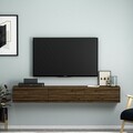 Comoda TV, Inarch, Terra, 180x26x31 cm, PAL, Maro