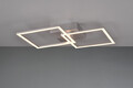 Plafoniera Trail, RL, 44.5x39.5x6.9 cm, 20W, 1x SMD, metal, gri
