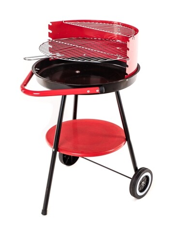 Gratar mobil round, happy green, Ø41 x 84 cm, aliaj