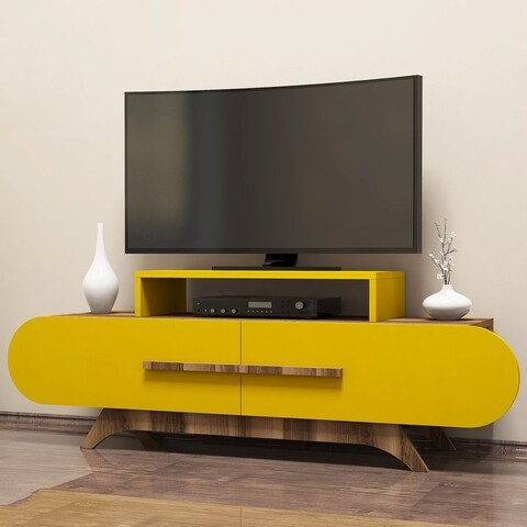 Comoda TV Rose, Hommy Craft, 145×36.8×49.8 cm, galben 145x36.8x49.8