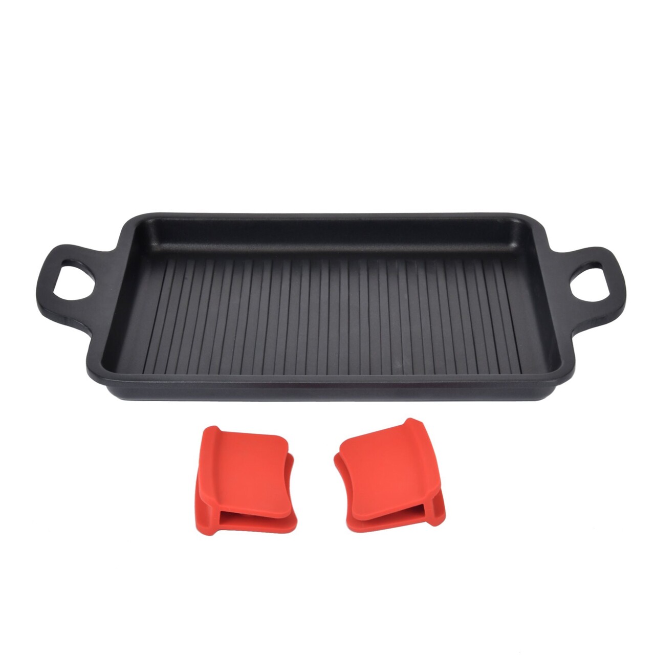 Tava grill, 34 x 22 cm, aluminiu, Noble - Zokura - imagine 3