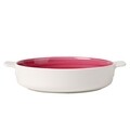 Vas de copt, Villeroy & Boch, Clever Cooking, Ø 24 cm, portelan premium, pictat manual, roz