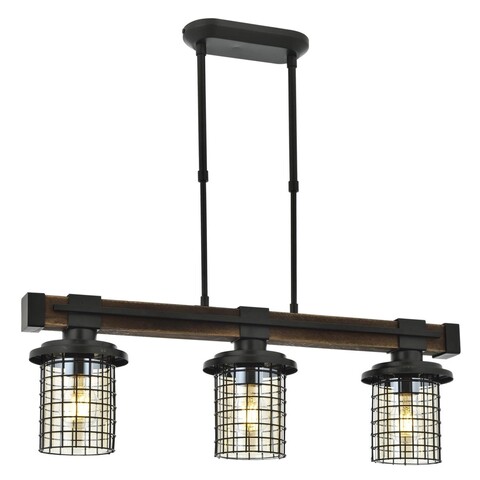Lustra, AV-4216-3EY, Avonni, 75 x 15 x 70 cm, 3 x E27, 60W, negru Avonni