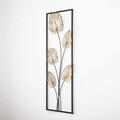 Decoratiune de perete, Strawberry, Metal, Dimensiune: 32 x 90 cm, Multicolor
