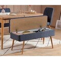 Set masă și scaune extensibile, Vella, Vina 1048, PAL, Pin Atlantic / Albastru închis