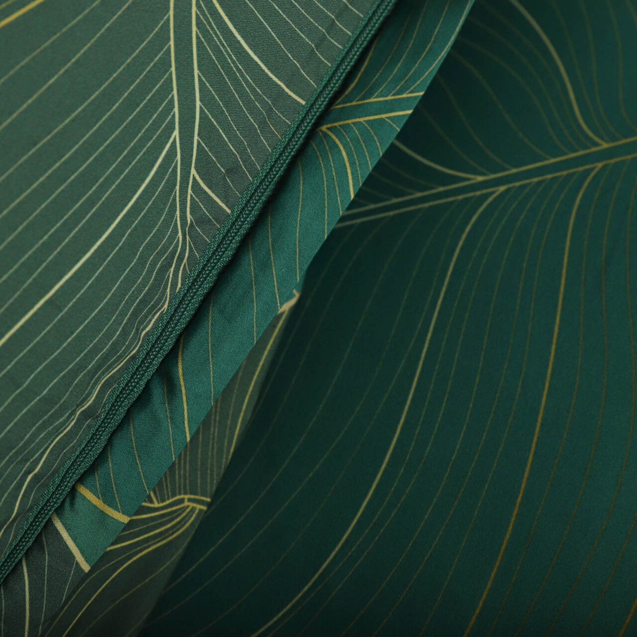 Lenjerie de pat dubla Gallo, Homla, 160x200 cm, 3 piese, microfibra din poliester, verde - view 7