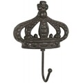 Cuier Crown, Clayre & Eef, 1 agatatoare, 11x4x17 cm, metal, maro