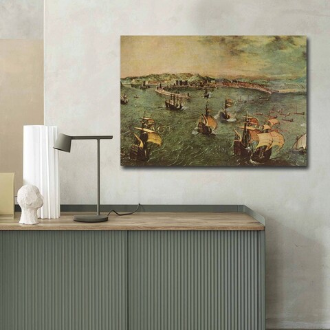 Tablou decorativ, 70100famousart-049, canvas, 70 x 100 cm, multicolor