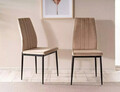 Scaun Atom Velvet, Signal, 44x39x93 cm, catifea/otel, bej/negru