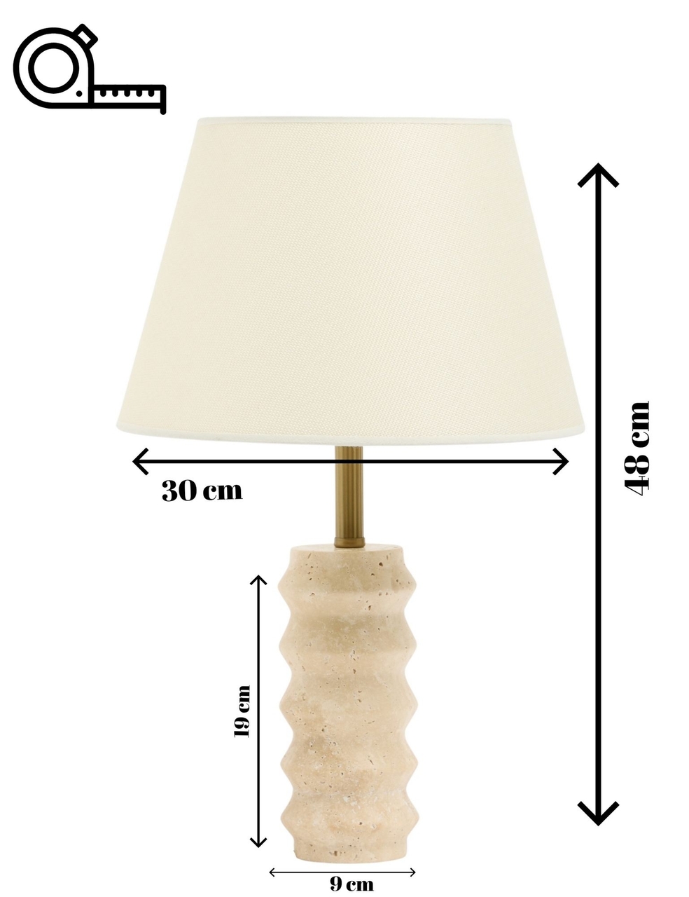 Lampa de masa, Opviq, 377KLT1113, Crem - view 8