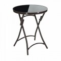 Set mobilier de gradina Royal, Heinner Home, 5 piese, plastic/sticla/otel, maro