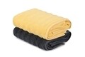 Set 2 prosoape de maini 406, Beverly Hills Polo Club, 50x90 cm, bumbac, galben/gri