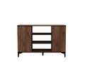 Consola, Puqa Design, Bezen, 140x90x40 cm, PAL, Pin Atlantic / Negru