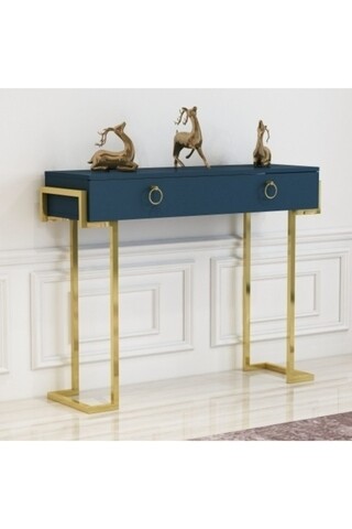 Consola mary4, gauge concept, 125x39x95.2 cm, pal, albastru