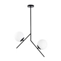 Lustra, Dolunay - 144-AV, Sheen, 43 x 15 x 74 cm, 1 x E27, 40W, negru