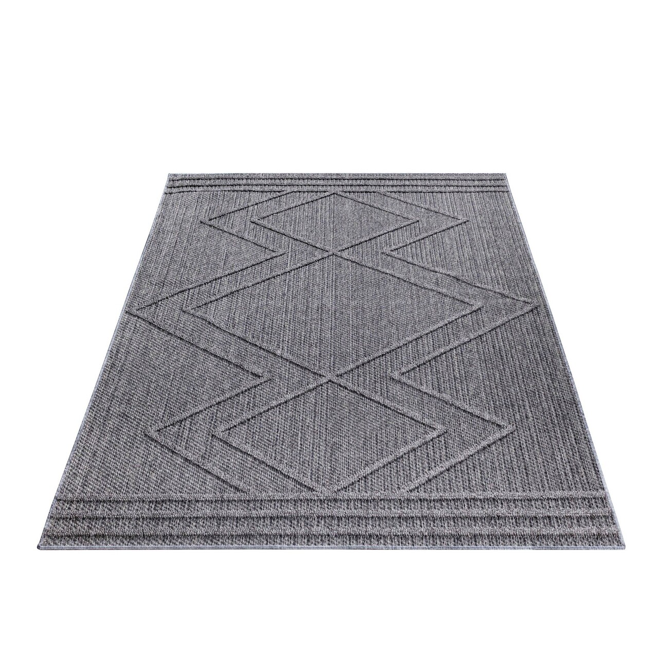 Covor (80 x 250), Patara 4954, 80x250 cm, Gri - view 10