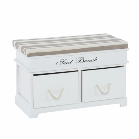 Bancheta cu 2 sertare Lavica 1, 70x35x45 cm