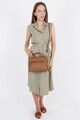Geanta Beverly Hills Polo Club, 121, piele naturala, maro