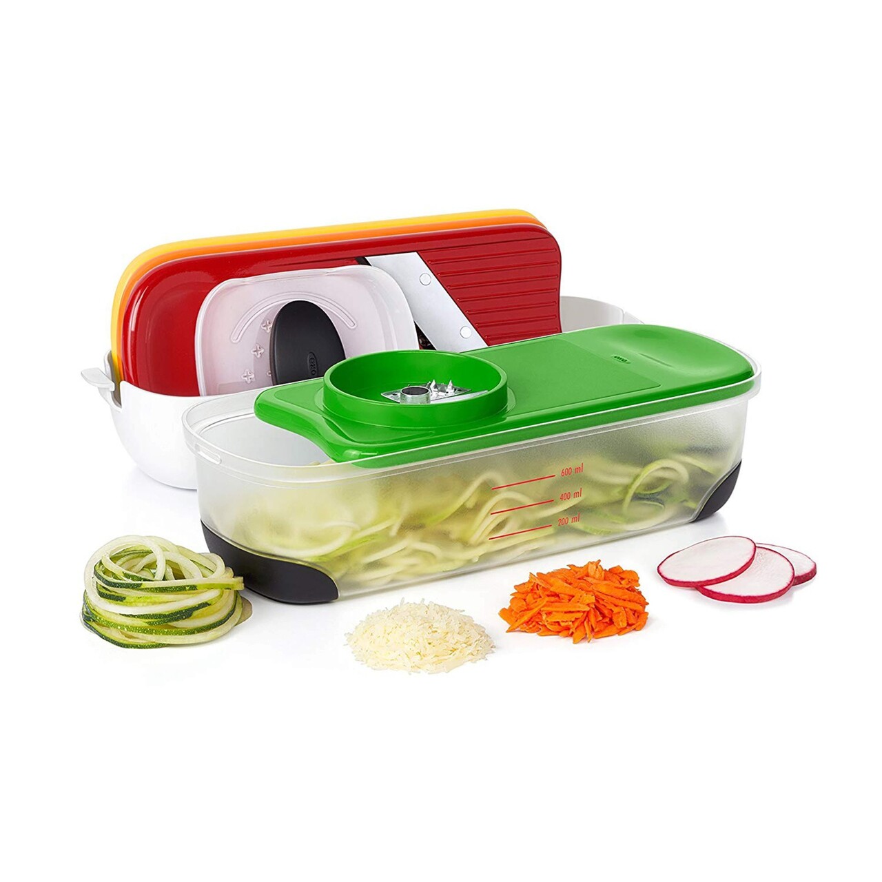 Set razuit si feliat, 6 piese, inox, "Good Grips" - OXO - imagine 9