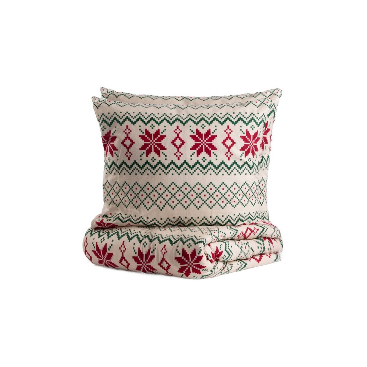 Lenjerie de pat dubla Wintey, Homla, 3 piese, 160x200 cm, bumbac, multicolor - 1 | YEO