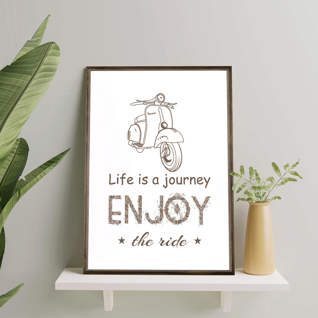 Tablou decorativ TD024 Lemn Desenat manual Natural