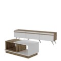 Set mobilier living, Inarch, Valentina, PAL, Alb / Safir