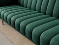 Canapea extensibila 3 locuri ELTAP, Roneyy, 212x89x86 cm, lemn/poliester, verde
