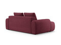 Canapea 3 locuri, Linz, Cosmopolitan Design, 200x100x84 cm, tesatura structurata, bordo