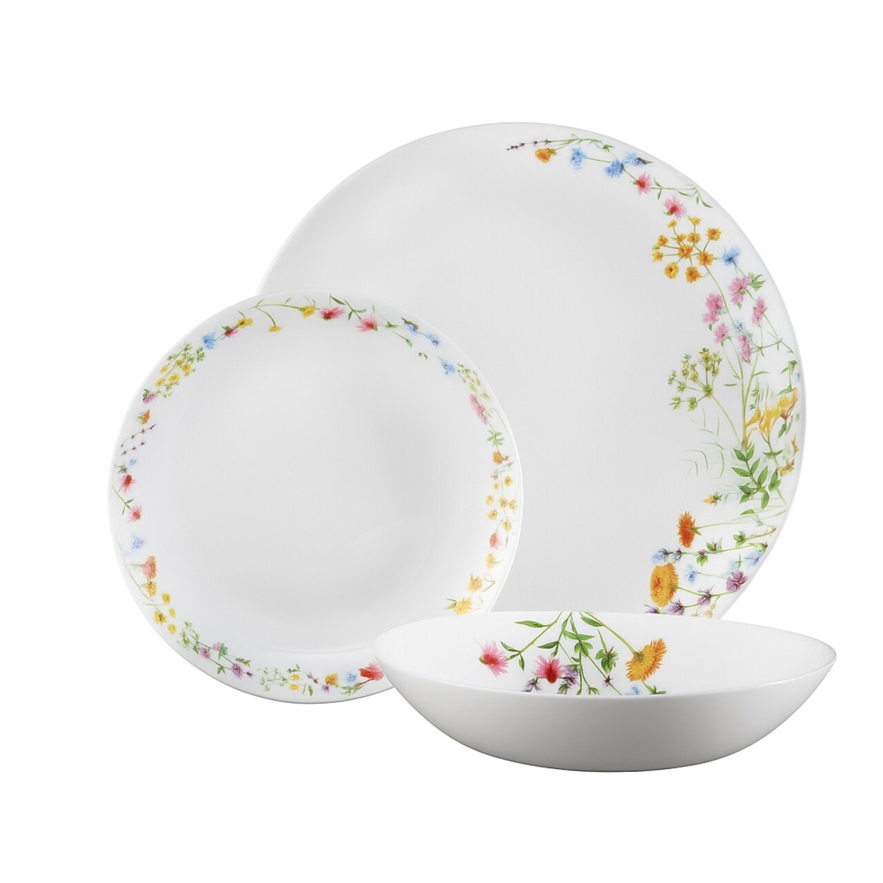 Serviciu de masa 18 piese, Bloom, Ambition, opal, multicolor - 2 | YEO