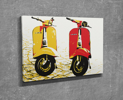 Tablou decorativ, dc120, canvas, 30 x 40 cm, multicolor