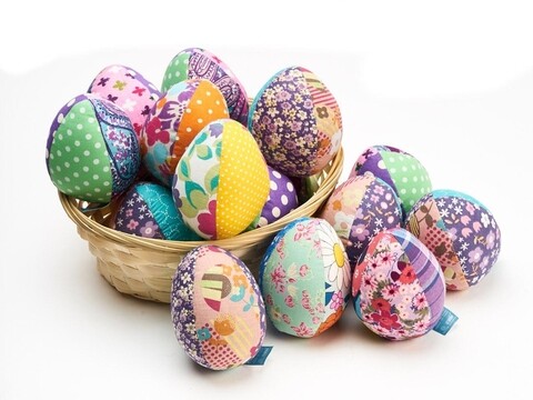 Jucarie Easter egg, U-grow, H12, bumbac, multicolor bumbac pret redus