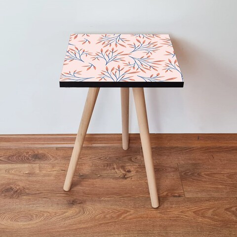 Masuta, Leona, Shp169, 35x42x35 cm, Somon / Albastru Marin