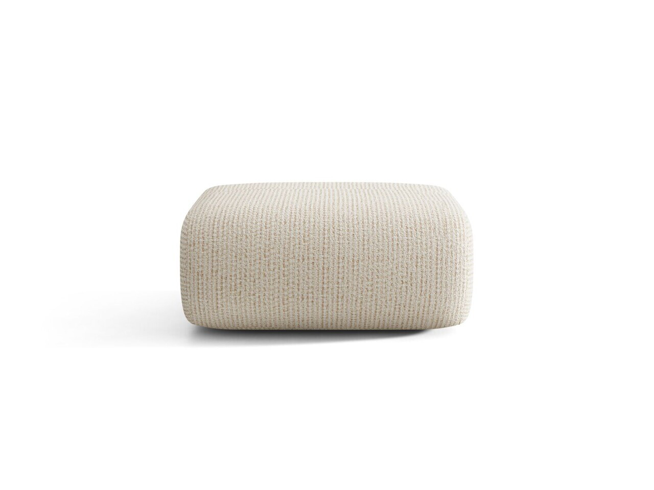 Taburet, Neo, Micadoni Home, 60x85x44 cm, tesatura Chenille Silencio, bej deschis