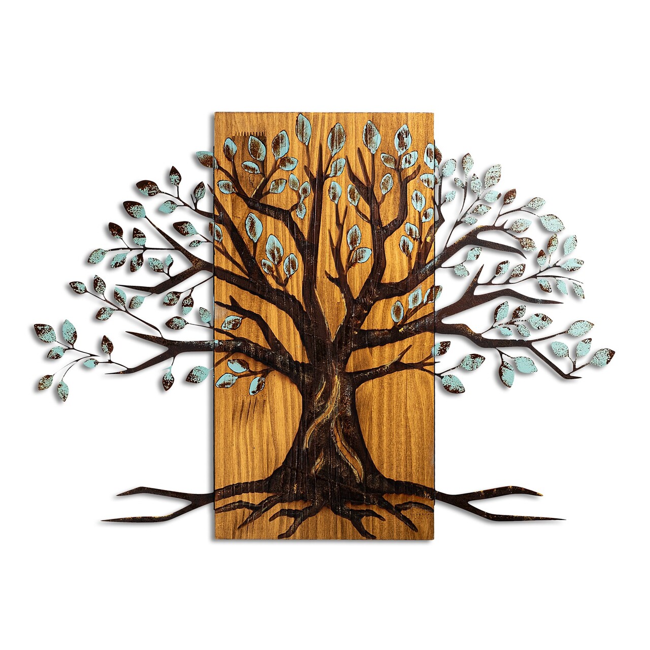 Decoratiune de perete, Willow, Dimensiune: 58 x 80 cm, Nuc / Maro - view 7